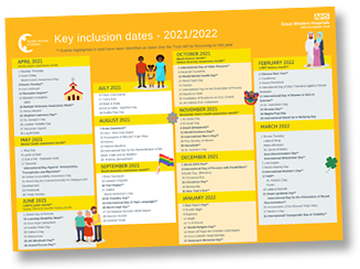Key Inclusion Dates Calendar 2021-22